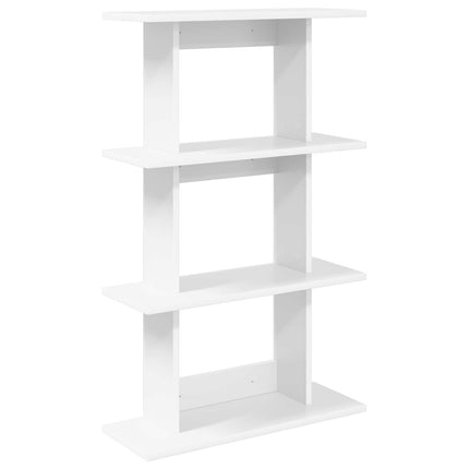 Vägg hylla Väggmonterat Vit 56 x 20 x 90 cm Konstruerat trä