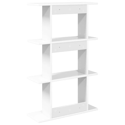 Vägg hylla Väggmonterat Vit 56 x 20 x 90 cm Konstruerat trä