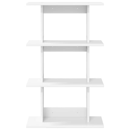 Vägg hylla Väggmonterat Vit 56 x 20 x 90 cm Konstruerat trä