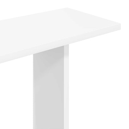 Vägg hylla Väggmonterat Vit 80 x 20 x 75 cm Konstruerat trä