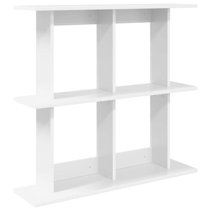 Vägg hylla Väggmonterat Vit 100 x 20 x 75 cm Konstruerat trä