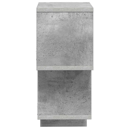 Flytande hylla Väggmonterat Betonggrå 87 x 20 x 55 cm