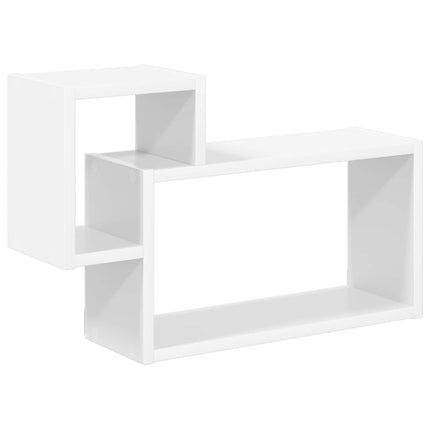 Vägg hylla Väggmonterat Vit 55 x 15 x 35 cm Konstruerat trä