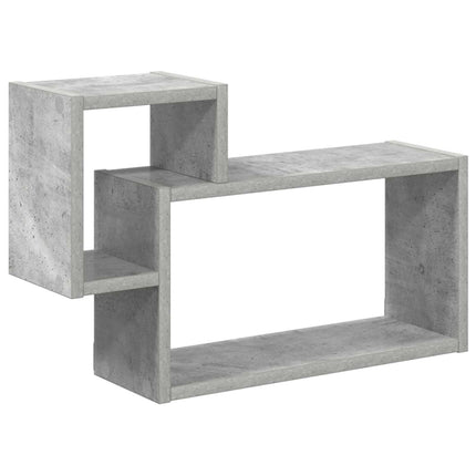 Vägg hylla Betonggrå 55 x 15 x 35 cm