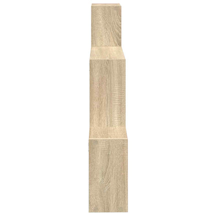 Vägg hylla Väggmonterat Sonoma-ek 91,5 x 15 x 76 cm