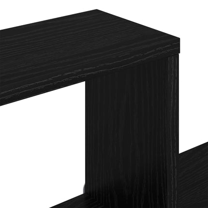 Väggkubhyllor Väggmonterat Svart ek 64 x 13,5 x 91,5 cm