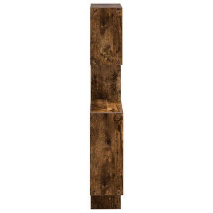Väggkubhyllor Väggmonterat Rökt ek 64 x 13,5 x 91,5 cm