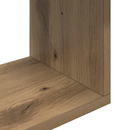Vägg hylla Väggmonterat Brun 95 x 20 x 69,5 cm Konstruerat trä