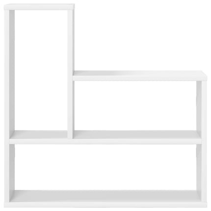 Vägg hylla Vit 60 x 11 x 60 cm Konstruerat trä