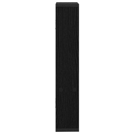 Vägg hylla Svart ek 60 x 11 x 60 cm Konstruerat trä
