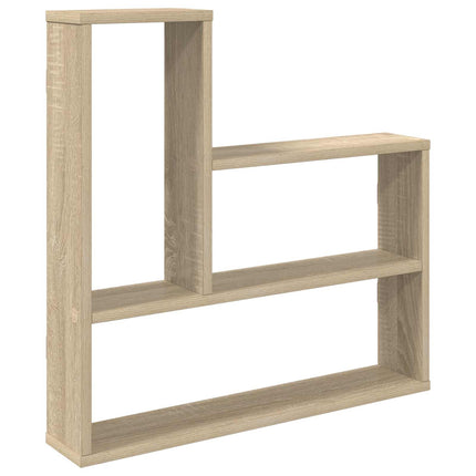 Vägg hylla Sonoma-ek 60 x 11 x 60 cm Konstruerat trä