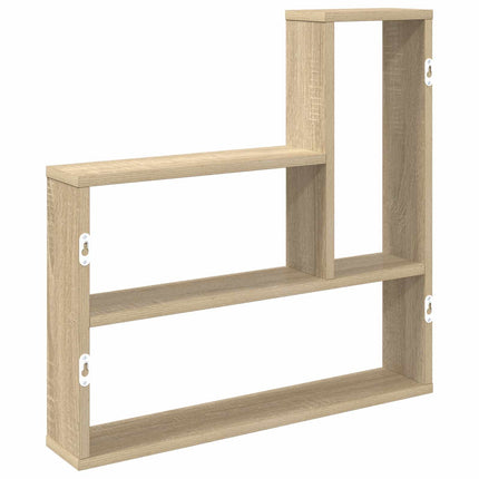 Vägg hylla Sonoma-ek 60 x 11 x 60 cm Konstruerat trä