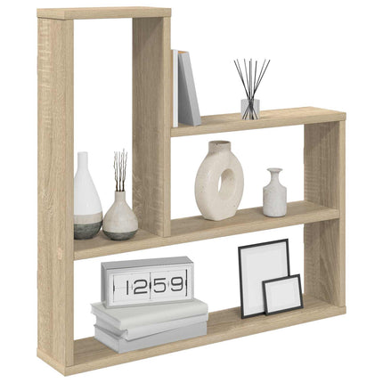 Vägg hylla Sonoma-ek 60 x 11 x 60 cm Konstruerat trä