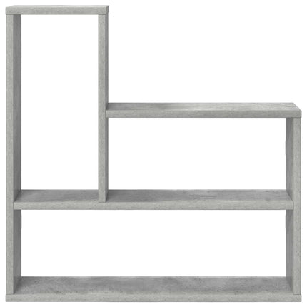 Vägg hylla Betonggrå 60 x 11 x 60 cm Konstruerat trä
