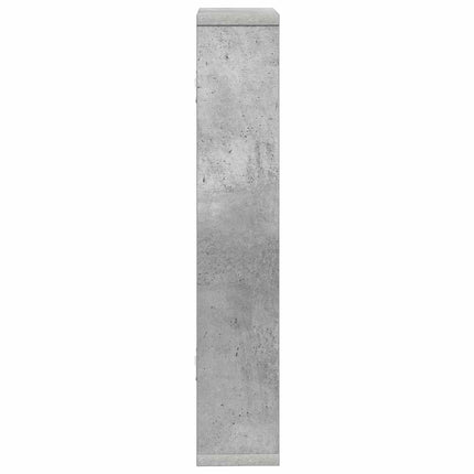 Vägg hylla Betonggrå 60 x 11 x 60 cm Konstruerat trä