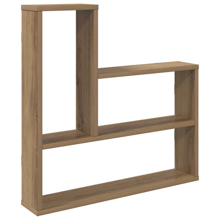 Vägg hylla Artisan-ek 60 x 11 x 60 cm Konstruerat trä
