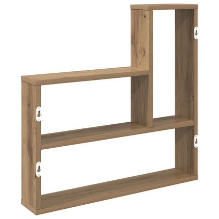 Vägg hylla Artisan-ek 60 x 11 x 60 cm Konstruerat trä