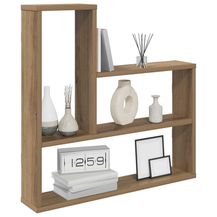 Vägg hylla Artisan-ek 60 x 11 x 60 cm Konstruerat trä