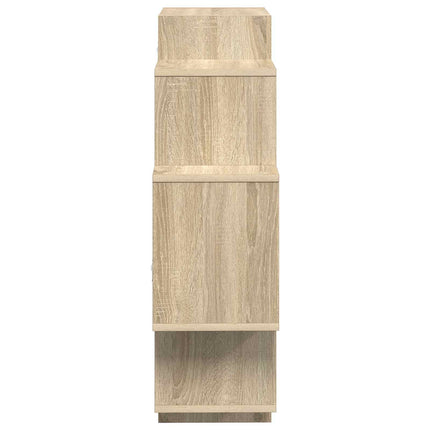 Vägg hylla Sonoma-ek 90 x 25 x 90 cm Konstruerat trä