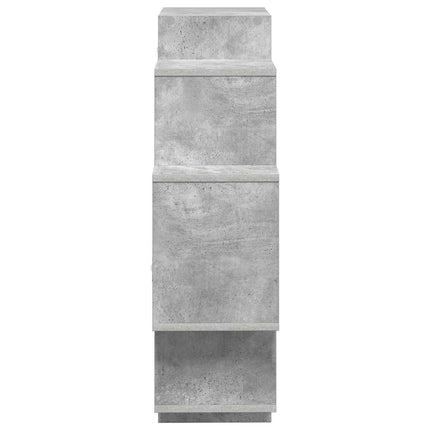 Vägg hylla Betonggrå 90 x 25 x 90 cm Konstruerat trä