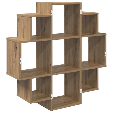 Vägg hylla Artisan-ek 90 x 25 x 90 cm Konstruerat trä