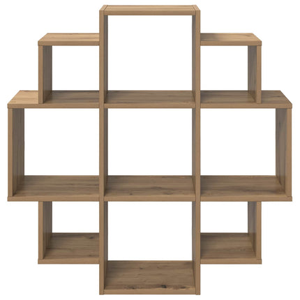 Vägg hylla Artisan-ek 90 x 25 x 90 cm Konstruerat trä