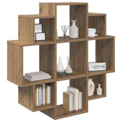 Vägg hylla Artisan-ek 90 x 25 x 90 cm Konstruerat trä