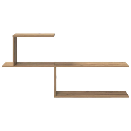 Vägg hylla Artisan-ek 122 x 18 x 60 cm Konstruerat trä