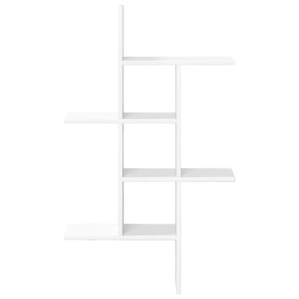 Vägg hylla Vit 61 x 15 x 102 cm Konstruerat trä