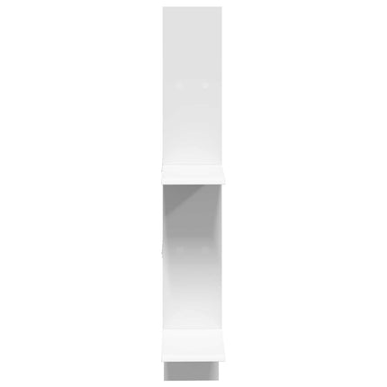 Vägg hylla Vit 61 x 15 x 102 cm Konstruerat trä