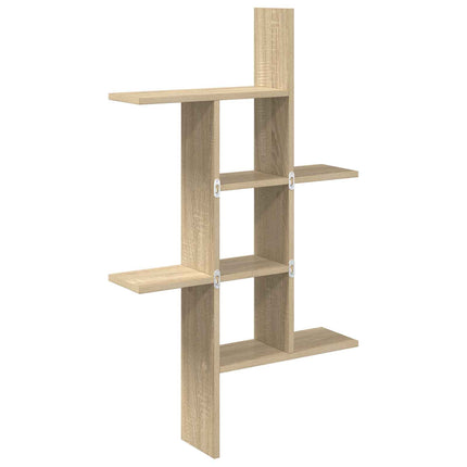 Vägg hylla Sonoma-ek 61 x 15 x 102 cm Konstruerat trä