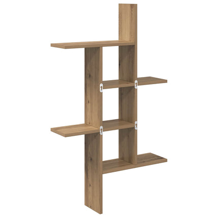 Vägg hylla Artisan-ek 61 x 15 x 102 cm Konstruerat trä