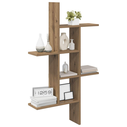 Vägg hylla Artisan-ek 61 x 15 x 102 cm Konstruerat trä