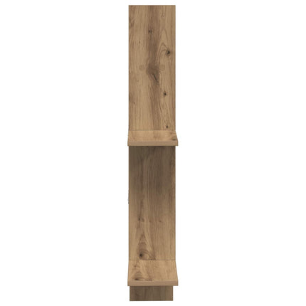Vägg hylla Artisan-ek 61 x 15 x 102 cm Konstruerat trä