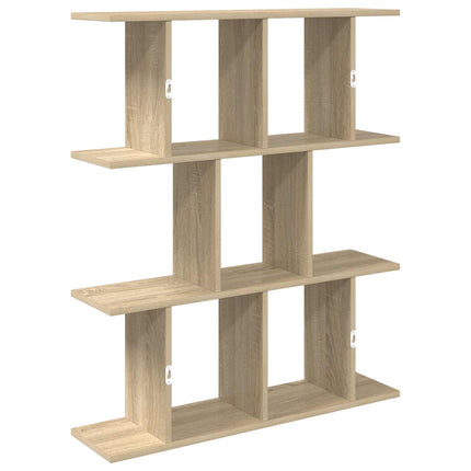 Vägg hylla Sonoma-ek 80 x 20 x 96 cm Konstruerat trä