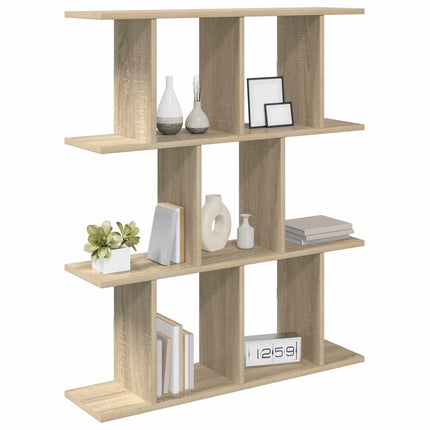Vägg hylla Sonoma-ek 80 x 20 x 96 cm Konstruerat trä
