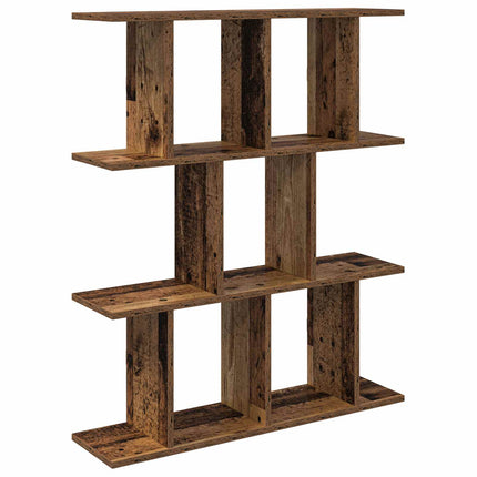 Vägg hylla Gammalt trä 80 x 20 x 96 cm Konstruerat trä