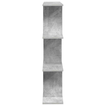 Vägg hylla Betonggrå 102 x 20 x 96 cm Konstruerat trä