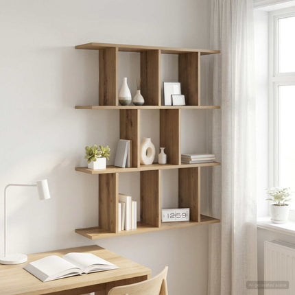 Vägg hylla Artisan-ek 102 x 20 x 96 cm Konstruerat trä