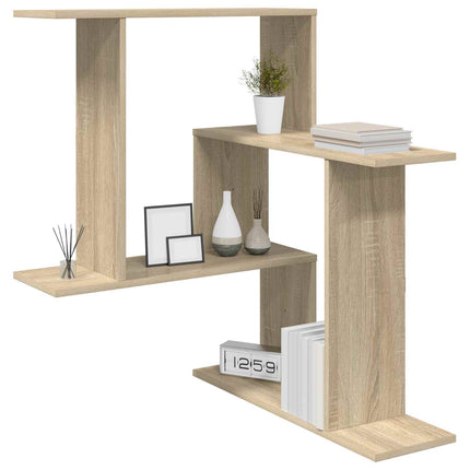 Vägg hylla Sonoma-ek 67 x 67 x 87 cm Konstruerat trä