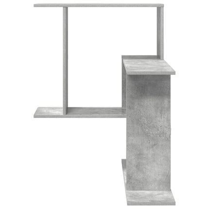 Vägg hylla Betonggrå 67 x 67 x 87 cm Konstruerat trä