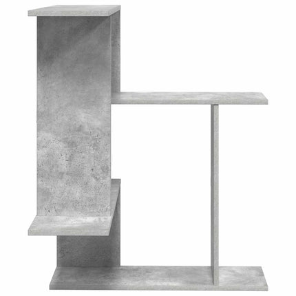 Vägg hylla Betonggrå 67 x 67 x 87 cm Konstruerat trä