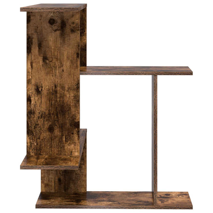 Vägg hylla Rökt ek 67 x 67 x 87 cm Konstruerat trä