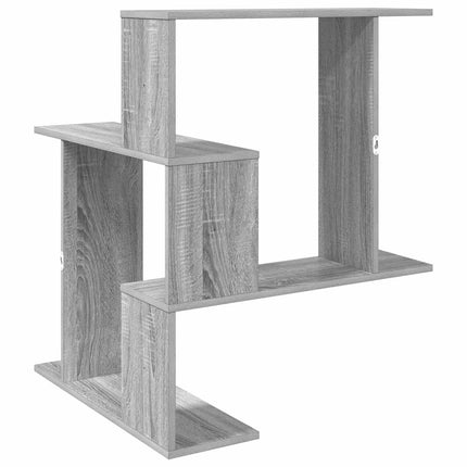 Vägg hylla Grå Sonoma 67 x 67 x 87 cm Konstruerat trä