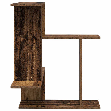 Vägg hylla Gammalt trä 67 x 67 x 87 cm Konstruerat trä