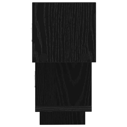 Vägg hylla Svart ek 48 x 15 x 42 cm Konstruerat trä
