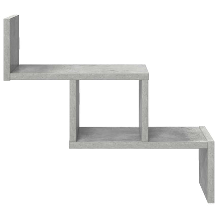 Vägg hylla Betonggrå 48 x 15 x 42 cm Konstruerat trä