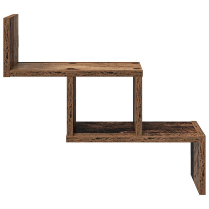 Vägg hylla Gammalt trä 48 x 15 x 42 cm Konstruerat trä