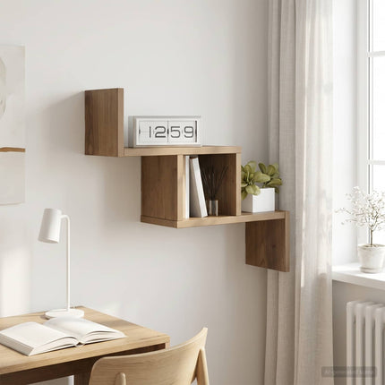 Vägg hylla Artisan-ek 48 x 15 x 42 cm Konstruerat trä