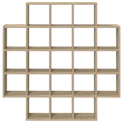 Vägg hylla Sonoma-ek 100 x 13 x 100 cm Konstruerat trä